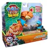 Image de Pack 2 Figurines Paw Patrol Pat'Patrouille Roaring Pup Pals Rex Le Film Mission Dino