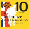 Image de Rotosound Tru TB10 80/20 Bronze 10 14 20 28 40 50 Jeux de cordes folk 010