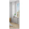 Image de CostwayMiroir Mural Psyché Rectangulaire sans Cadre 110 x 38 cm Pleine Longueur Bord Biseauté Suspendu Vertical ou Horizontal