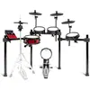 Image de Alesis Set di Batteria Elettronica Nitro Ultimate (Batterie électronique), Batterie, Noir, Rouge