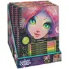 Image de Nebulous Stars Livre de coloriage avec pages noires