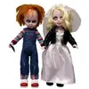 Image de Mezco - Living Dead Dolls pack poupées Chucky & Tiffany 25 cm