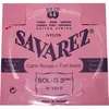 Image de Savarez 523R - corde Sol guitare classique tirant fort - Carte rouge
