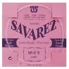 Image de Savarez 526R - corde Mi grave guitare classique tirant fort - Carte rouge