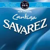Image de Savarez 510CJ New Cristal Cantiga Bleu Tirant Fort Cordes guitares classiques