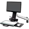 Image de Ergotron Sv Sit Stand Combo Arm (Mur, 24", 13.20 kg), Support de moniteur, Argent