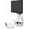 Image de Ergotron StyleView - Assis-debout - Vertical Lift (Mur, 24", 15 kg), Support de moniteur, Blanc