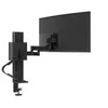 Image de Ergotron TRACE - Kit de montage (pivot, base, entretoise VESA, colonne de levage, bras d'extension, pince de bureau 2 pièces) - Technologie de force constante - pour Écran LCD - noir mat - Taille d'écran : 21.5-38"