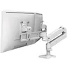 Image de Ergotron LX Pro - Kit de montage (bras direct double) - pour 2 écrans LCD - aluminium - blanc - Taille d'écran : jusqu'à 27 pouces - montrable sur bureau