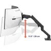 Image de Ergotron Hx (Tables, 57", 17 kg), Support de moniteur, Noir