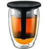 Image de Bodum Tea For One K11153-01 Set Verre 0,35 L Noir