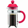 Image de BODUM 1913-294 CAFETIÈRE À PISTON ROUGE 13,5 X 19 CM