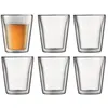 Image de bodum canteen set 6 verres double paroi 0.2 l transparent
