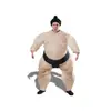 Image de Déguisement sumo gonflable costume avec coiffe