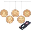 Image de Guirlande lumineuse LED de Noël USB à distance-Multicolore