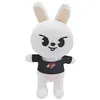 Image de Peluche Leeknow Hyunjin lapin blanc 21 cm
