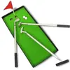 Image de 3 stylos clubs de golf, green, drapeau, 2 balles jeu golf miniature