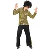 Image de Costume pour homme style disco déguisement paillettes année 80 L