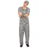 Image de Costume rayures prisonnier deguisement rayé Taille unique
