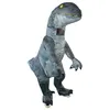 Image de Adulte dinosaure gonflable Halloween Costume Cosplay Blow up Velociraptor Outfit