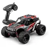 Image de 50km / h 1/18 échelle rc voiture 2.4g 4wd haute vitesse rapide télécommandé grande piste rouge