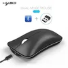 Image de HXSJ rechargeable sans fil BT4.0 USB Dual Mode de jeu Souris pour PC portable wedazano81