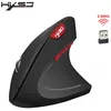 Image de Jeu Souris sans fil 2,4 GHz Conception ergonomique verticale souris 2400dpi Souris USB wedazano124
