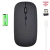 Image de M80 2.4G sans fil de charge de la souris pour ordinateur portable Souris ultra-mince Bureau silencieux Muet wedazano333