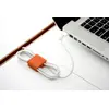 Image de Pack de 4 enrouleurs BlueLounge CableClip Medium Orange