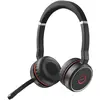 Image de Jabra Evolve 75 Ms Stereo (Sans fil, USB-A, Skype), Casque micro de bureau, Noir, Rouge