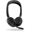 Image de Jabra EVOLVE2 65 FLEX USB-A UC STEREO (26699-989-999) (Sans fil, USB-A), Casque micro de bureau, Noir