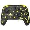 Image de Manette sans fil Pdp Rematch Glow Super Star pour Nintendo Switch et Nintendo Switch Modèle OLED Noir et Jaune