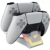 Image de Double chargeur Pdp Afterglow Wave pour PS5 Blanc