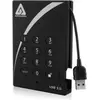 Image de Apricorn Aegis Padlock Fortress - disque dur - crypté - 1 To - externe (portable) (1 To), Disque dur externe, Noir