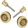 Image de Jim Dunlop Straplok Allonge Laiton ATTACHE COURROIES ET STRAPLOCKS