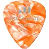 Image de Jim Dunlop Genuine Celluloid Classic, Player'S Pack De 12, Perloid Orange, Thin Médiators