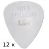 Image de Dunlop 12 pièces Pics 44p.46 (0.46 mm), Médiator, Blanc