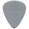 Image de Dunlop Plectres en nylon 0.6mm Paquet de 12 (0.60 mm), Médiator, Gris