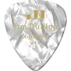 Image de Jim Dunlop Genuine Celluloid Classic, Player'S Pack De 12, Perloid White, Extra Heavy Médiators