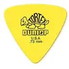 Image de Dunlop Plectren Tortex Tri 073 jaune (6) (0.73 mm), Médiator, Jaune