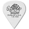 Image de Dunlop Tortex Sharp 150 blanc (12), Médiator, Blanc