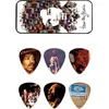 Image de Jim Dunlop JH-PT07M Boite en Metal de 6 Motif Jimi Hendrix Hear My Music Médiators