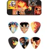Image de Jim Dunlop JH-PT08H Boite en Metal de 6 Motif Jimi Hendrix Montage Médiators