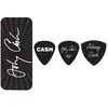 Image de Jim Dunlop JCPT03M Boite en Metal de 6 Motif Johnny Cash Signature Médiators