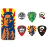 Image de Jim Dunlop JVHPT02H Boite en Metal de 6 Motif Van Hammersveld Indian Médiators