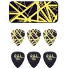 Image de Jim Dunlop EVHPT04 Collector Evh Noir / Jaune 0,60 Mm 6 Pack Médiators