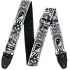 Image de Jim Dunlop Courroies I Love Dust I Love Dust Skulls Black/white
