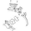 Image de Sram Kit De Pièces Détachées Disc Brake Caliper Force E-tap Axs D1 Hrd Flat Mount One Size