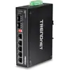 Image de Trendnet Commutateur industriel 6 ports Gbit IP30 Métal (7 ports), Switch réseau, Noir