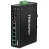 Image de Trendnet Commutateur industriel 6 ports Gbit PoE (6 ports), Switch réseau, Noir